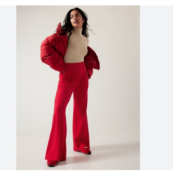 ATHELA X ALECIA KEYS Keys Limitless Pants Tropical Red Size 14 - Picture 5 of 16